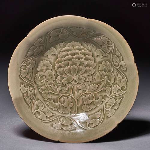 Song Dynasty, Yaozhou Kiln Picking Flower Plate