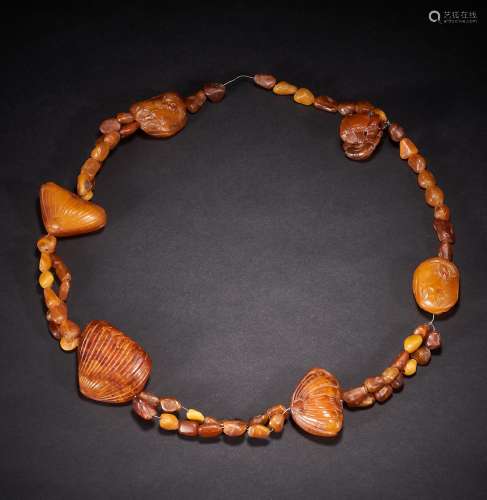 Tang Dynasty, Beeswax Necklace