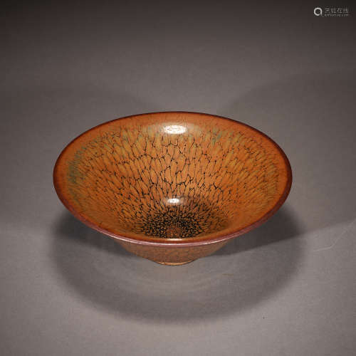 Song Dynasty, Jian Kiln Partridge Spot Douli Bowl