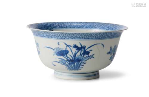 A FINE CHINESE BLUE AND WHITE BOWL KANGXI PERIOD (1661-1722)