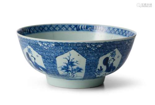 A CHINESE BLUE AND WHITE BOWL KANGXI PERIOD (1661-1722)