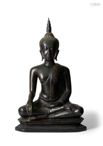 A THAI SUKHOTHAI STYLE BUDDHA 19TH CENTURY