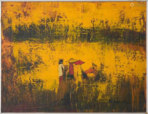 TAY BAK KOI (Singaporean, 1939–2005) Harvest oil on canvas o...