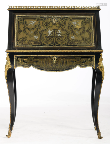 A Napoleon III Rococo inspired bonheur-du-jour, H 106