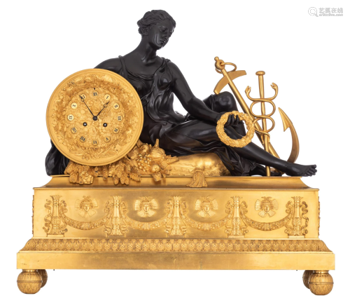 A very impressive French Neoclassical gilt and