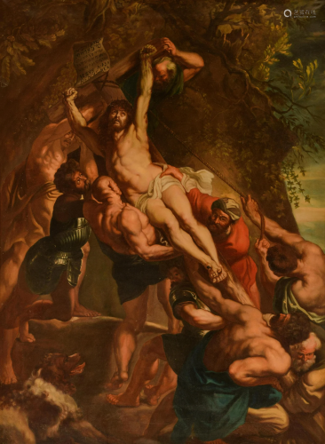 'The Elevation of the Cross', after Peter Paul Rubens,