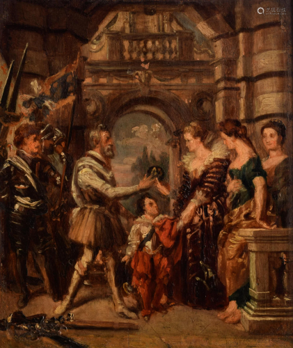 The marriage of Marie de' Medici, after Peter Paul