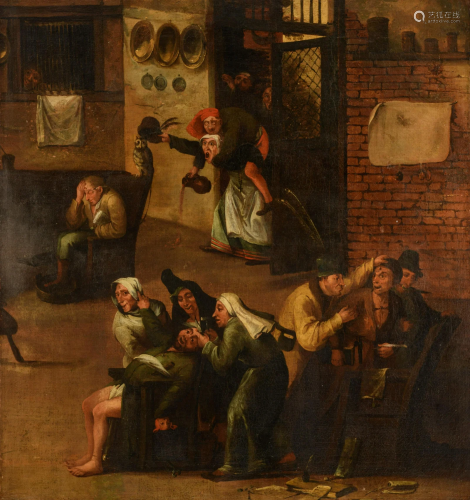 Workshop of Frans Verbeeck I or II, praise of folly,