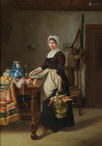 Jean-Daniel Stevens (1850-1920), 50 x 70,5 cmâ€¦