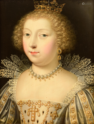 The portrait of the 'Duchesse d'AngoulÃªme', 17thC,