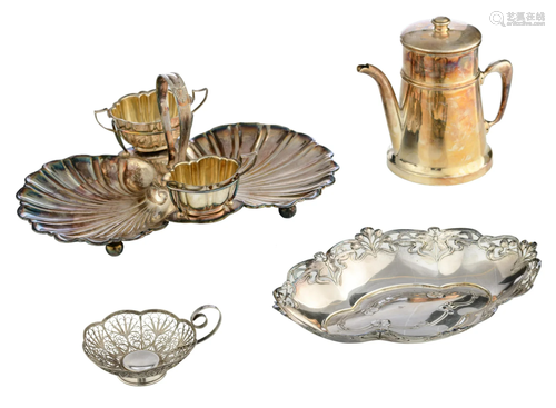 A charming lot of silver-plated tablewareâ€¦