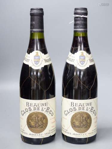Two bottles of Jaboulet-Vercherre Beaune 