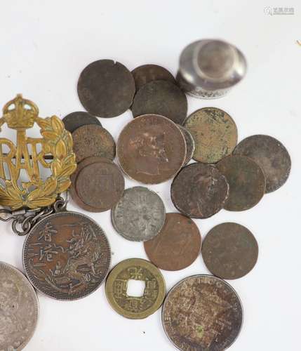 A group of coins and medals including China, German States, ...