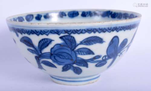 A 17TH/18TH CENTURY CHINESE BLUE AND WHITE PORCELAIN BOWL Mi...