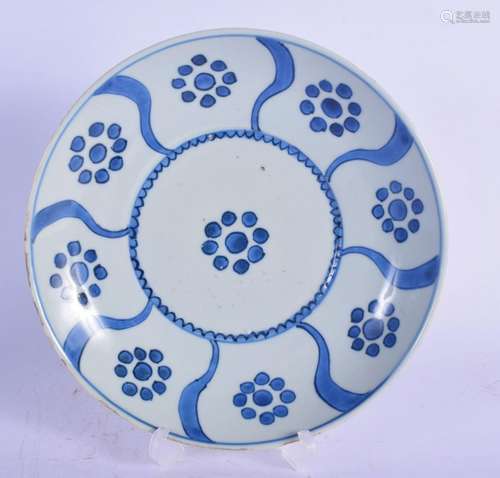 A 17TH/18TH CENTURY CHINESE 'JAPANESE MARKET' BLUE...