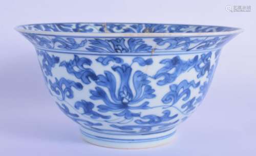 A 17TH/18TH CENTURY CHINESE BLUE AND WHITE PORCELAIN BOWL Ka...