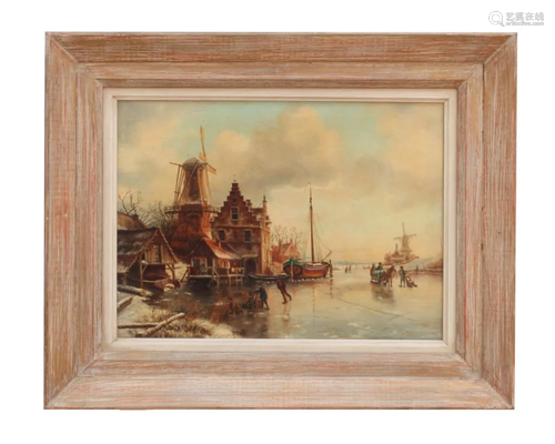 FRAMED LANDSCAPE PAINTING