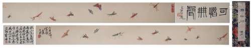 Longscroll Painting : Insects by Qi Baishi