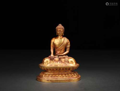 Gilt Copper Buddha Ornament