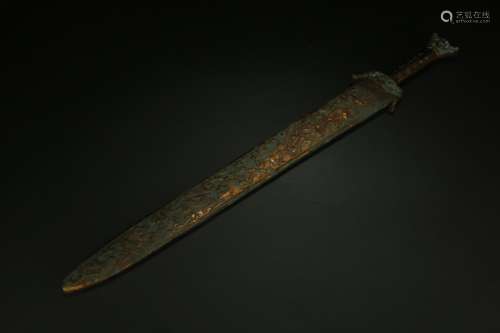 Gilt Copper Sword