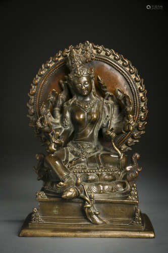 Alloy Copper Statue of Thousand-Armed Avalokitesvara