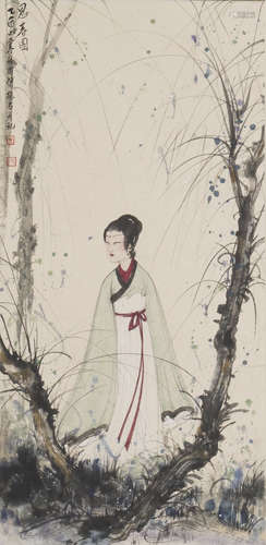 Chinese Figure Painting by Fu Baoshi