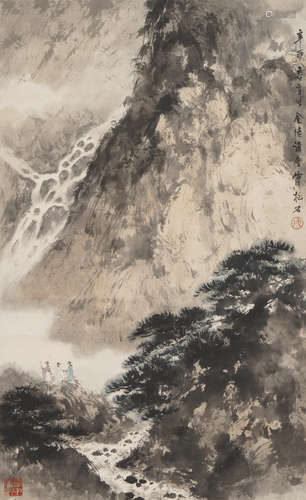 Chinese Landscape Painting by Fu Baoshi