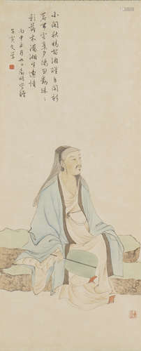 Chinese Figure Painting by Wen Zhengming