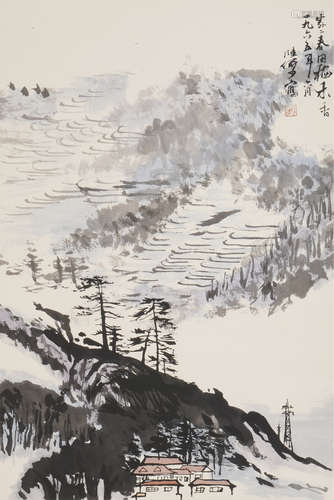 Chinese Landscape Painting by Lu Yanshao