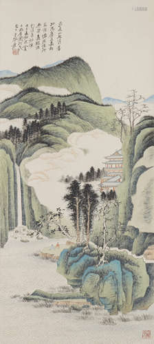 Chinese Landscape Painting by Zhang Daqian