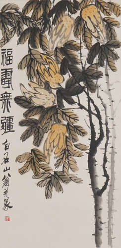 Chinese Flower Painting by Qi Baishi