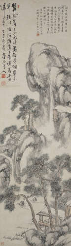 Chinese Landscape Painting by Wang Shimin