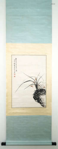 Chinese Flower Painting by Bai Jiao