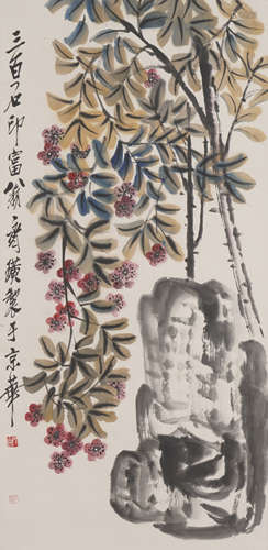 Chinese Flower Painting by Qi Baishi