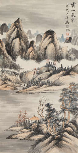 Chinese Landscape Painting by Wu Hufan