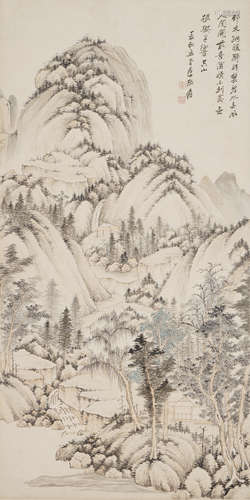 Chinese Landscape Painting by Zhang Daqian