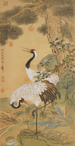 The Cranes，by Emperor Huizong of Song