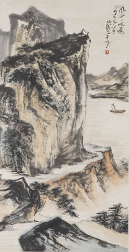 Chinese Landscape Painting by Hei Bolong