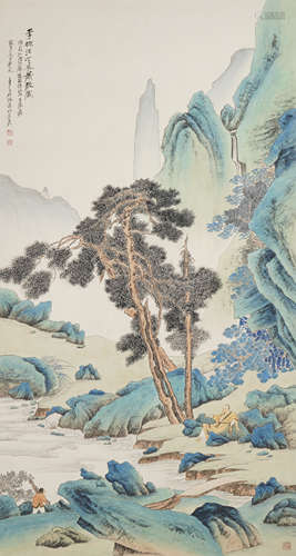 Chinese Landscape Painting by Zhang Daqian