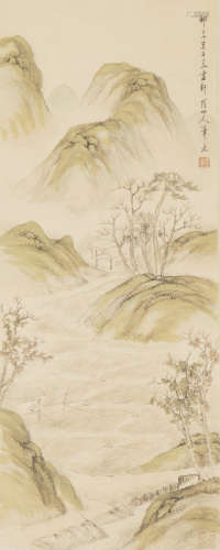 Chinese Landscape Painting by Hua Yan