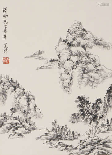 Chinese Lnadscape Painting by Song Meiling