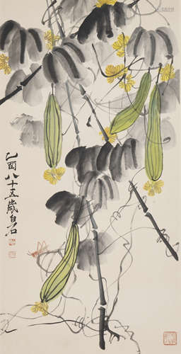 The Insect and Fruit，by Qi Baishi