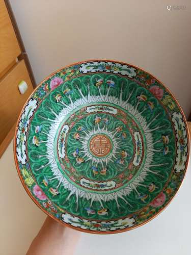 Qing Dynasty Cloisonne Flower Plate