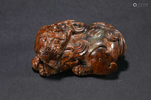 Yuan Dynasty Hetian Jade
Jade Tiger