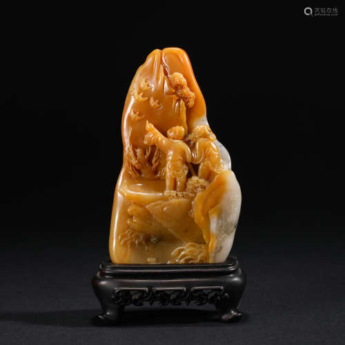 Qing Dynasty Shoushantian Yellowstone Ornaments