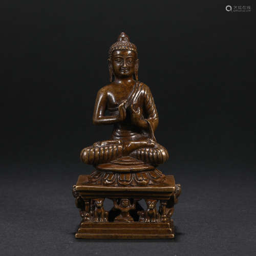 Ming Dynasty Bronze Buddha Statue