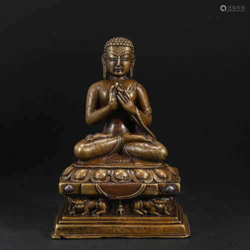 Ming Dynasty Bronze Buddha Statue