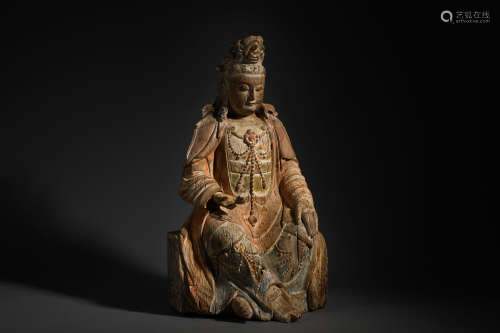 Song Dynasty Wooden Seated Guanyin