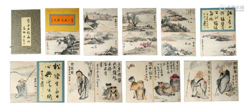 Chinese ink painting
(Qi Baishi's Landscape Cultural Relics ...
