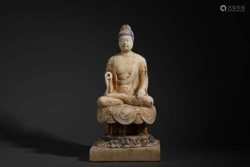 Northern Wei Dynasty stone statue of Sakyamuni